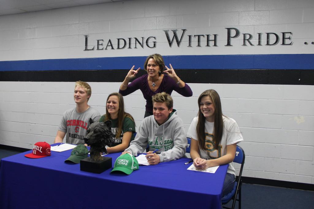 Student Athletes Sign With Universities