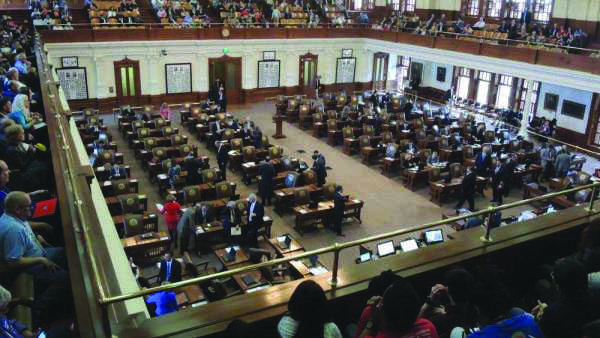 The Texas Legislature in session.