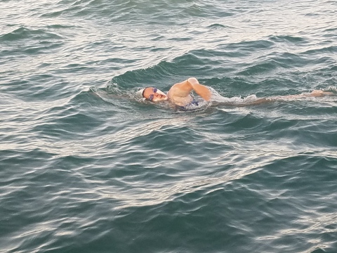 Keep Swimming: A Teacher Swims Across the English Channel