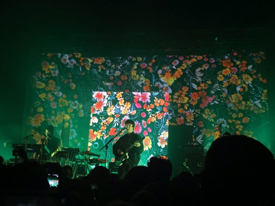 VanWyngarden and Goldwasser perform live at the Southside Ballroom. 