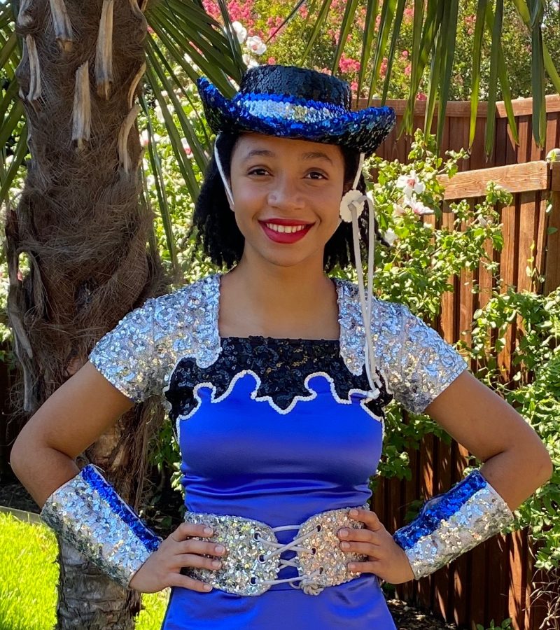 Royal Kaiya Noguera poses in her uniform.