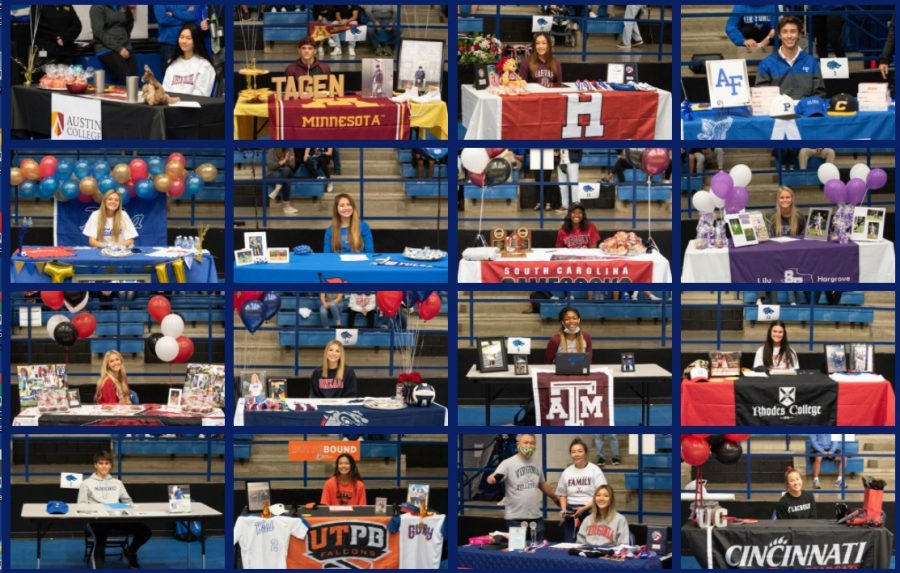 Sixteen Athletes Sign with Colleges