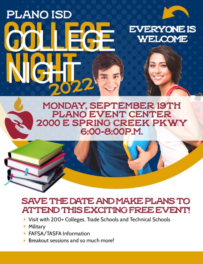Monday Sept. 19 is College Night